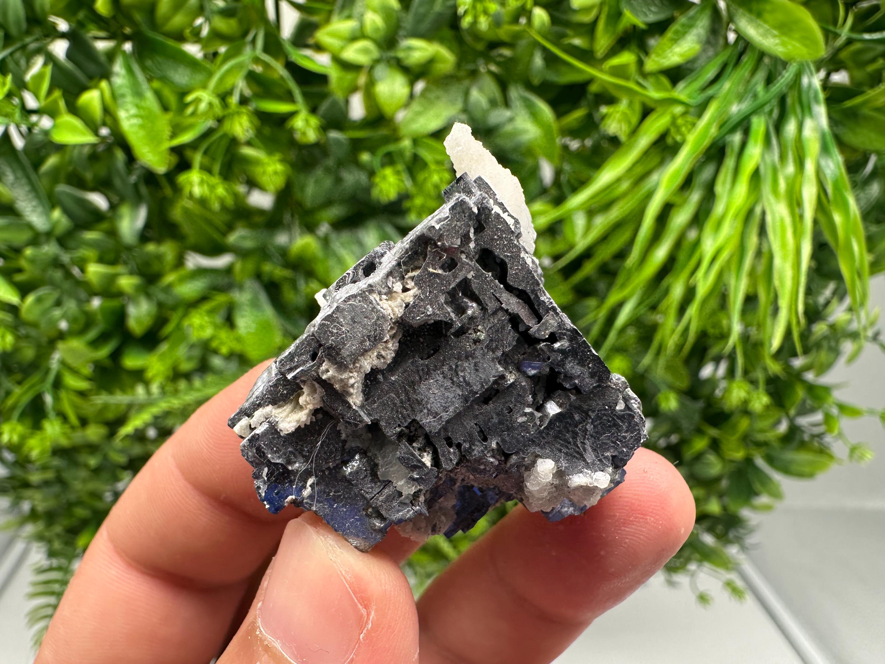 Wonderful Shiny Galena on Calcite natural minerals souvenir crystal gift collection stone,home decor minerals Borieva mine Madan Bulgaria