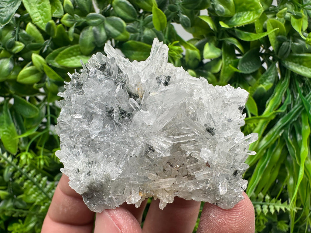Transparent Quartz on Chlorite Matrix, Bulgarian Mineral Specimen
