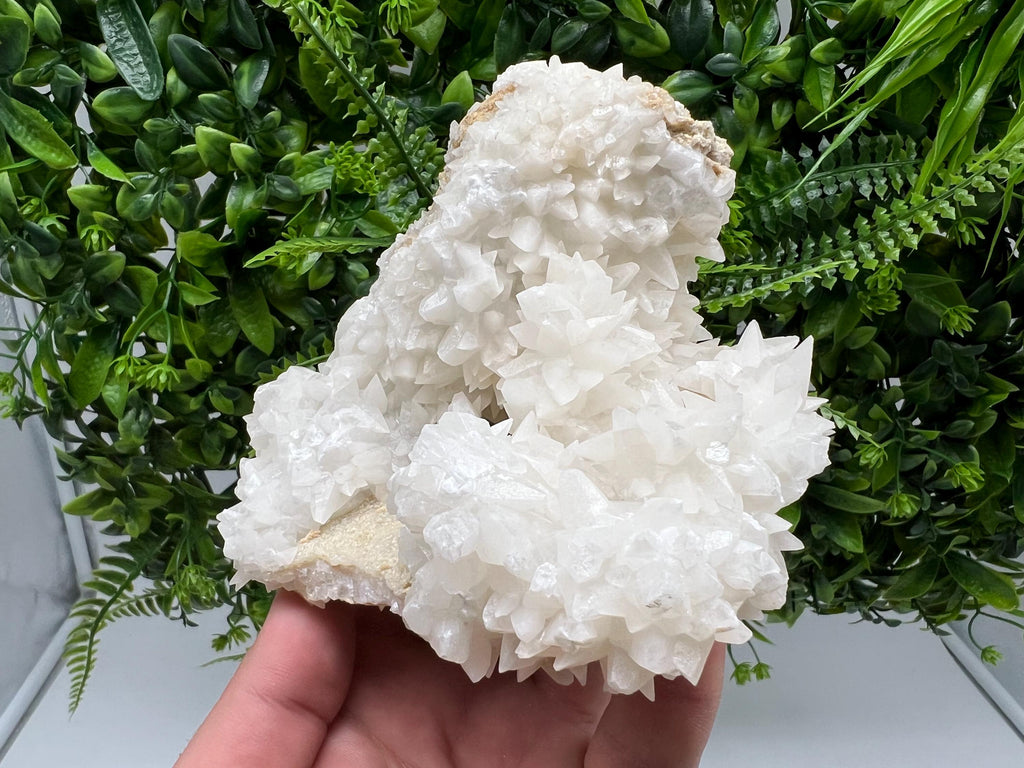 Calcite on Aragonite: Djurcovo Mine, Bulgaria Healing Crystal