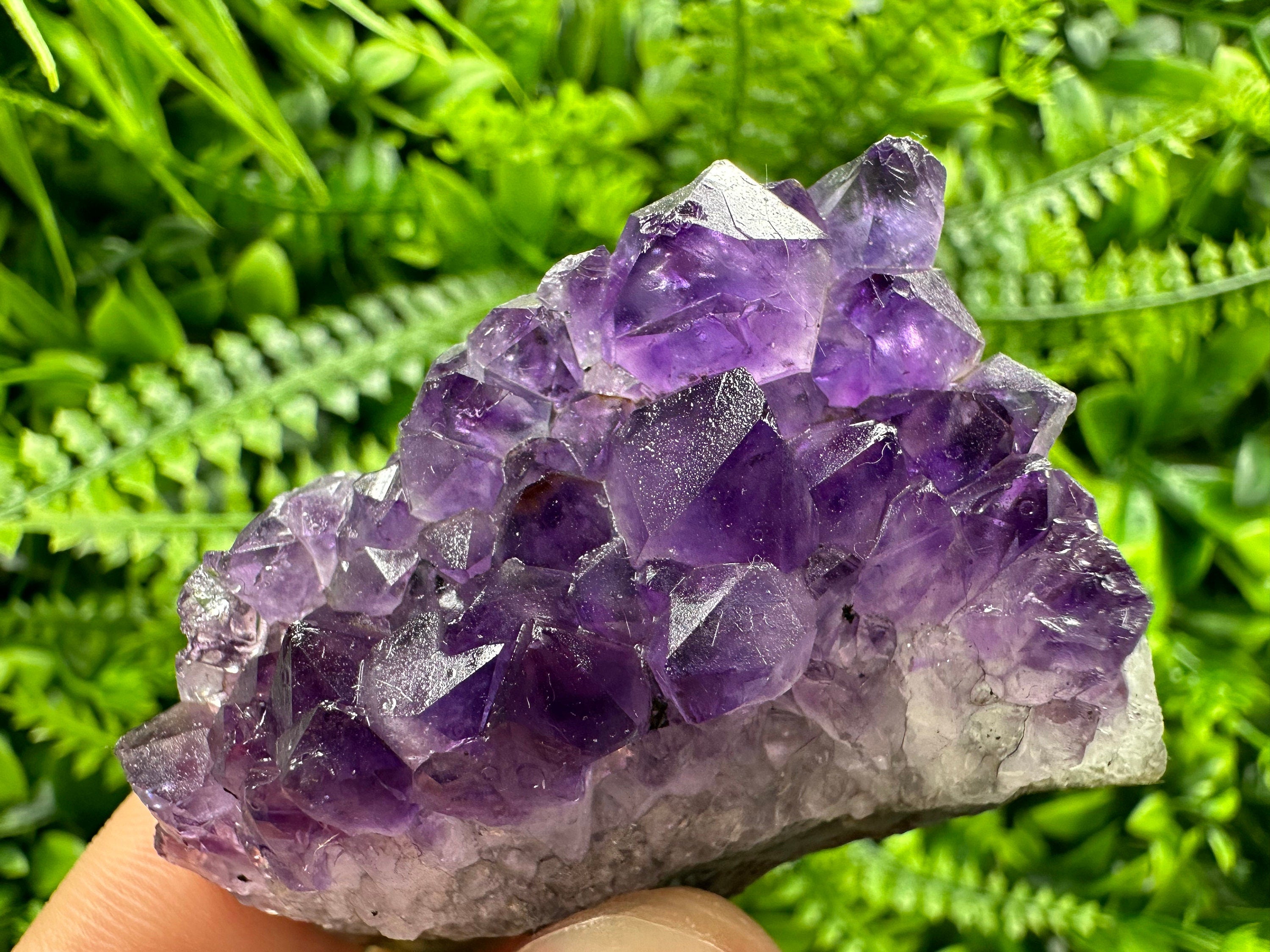 Uruguay Amethyst Cluster: Purple Quartz Crystal, Home Decor