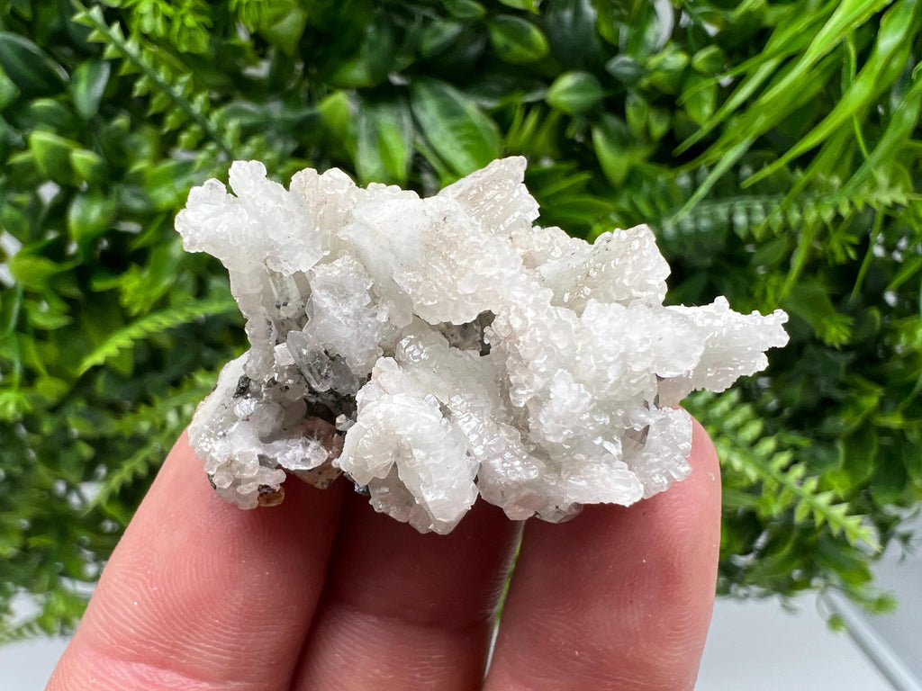 Calcite on Quartz Mineral Specimen, Borieva Mine, Bulgaria