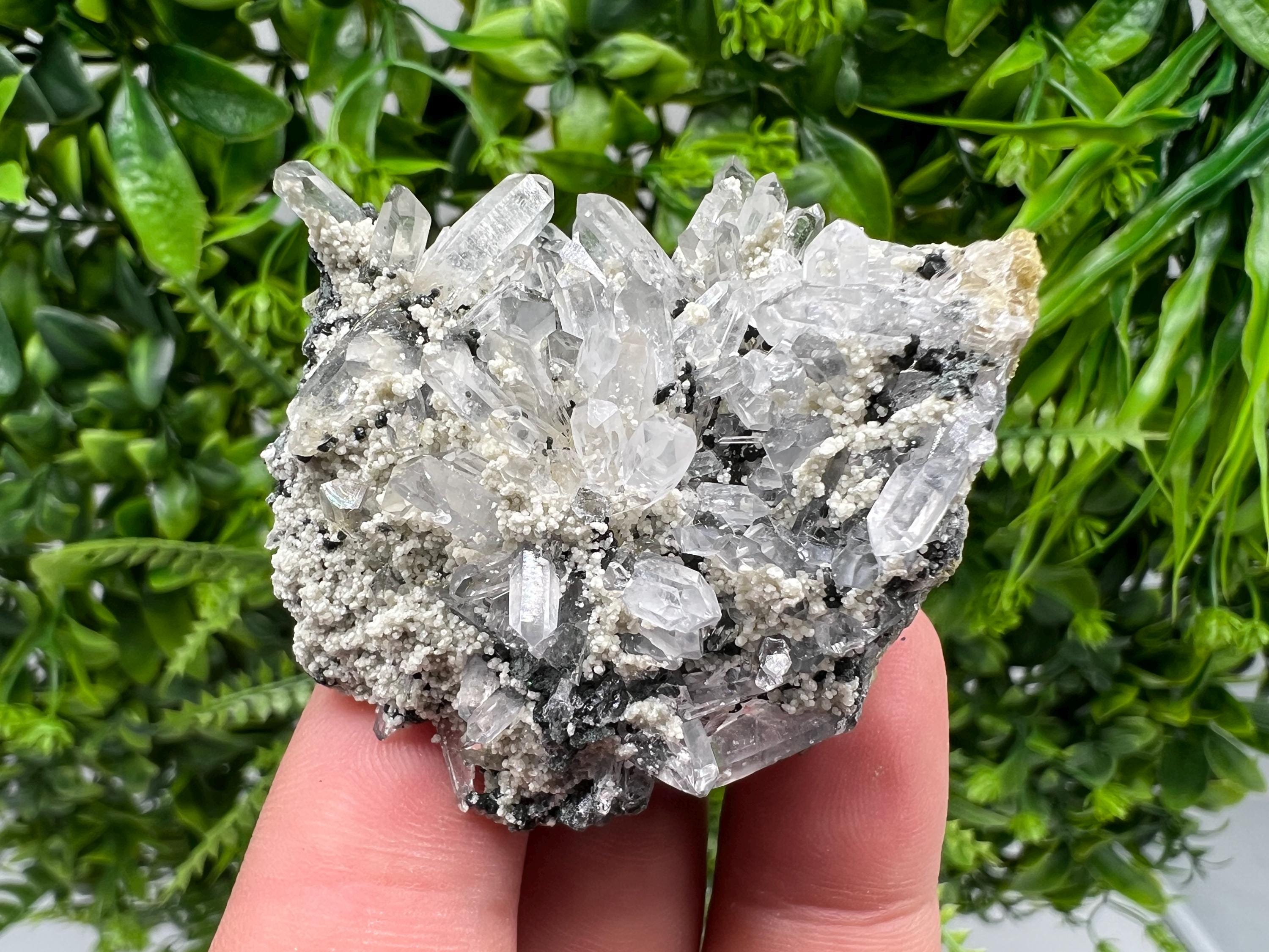 Chlorite Epidote Quartz Mineral Specimen, Borieva Mine, Bulgaria