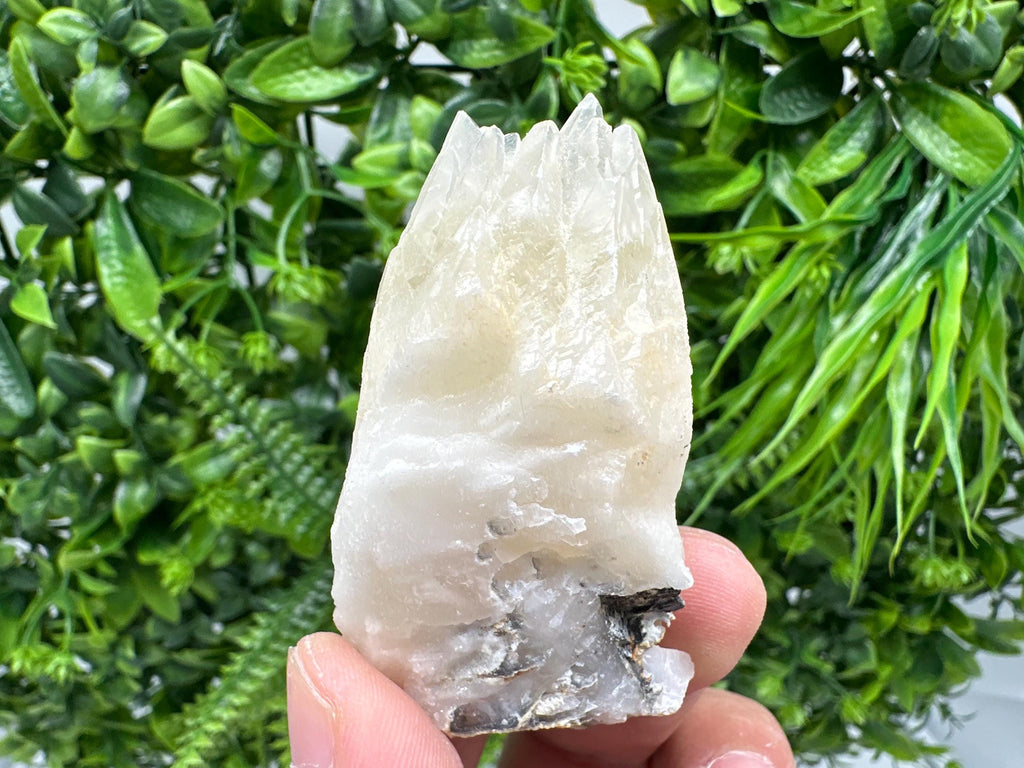 Calcite on Aragonite: Djurcovo Mine, Bulgaria Crystal