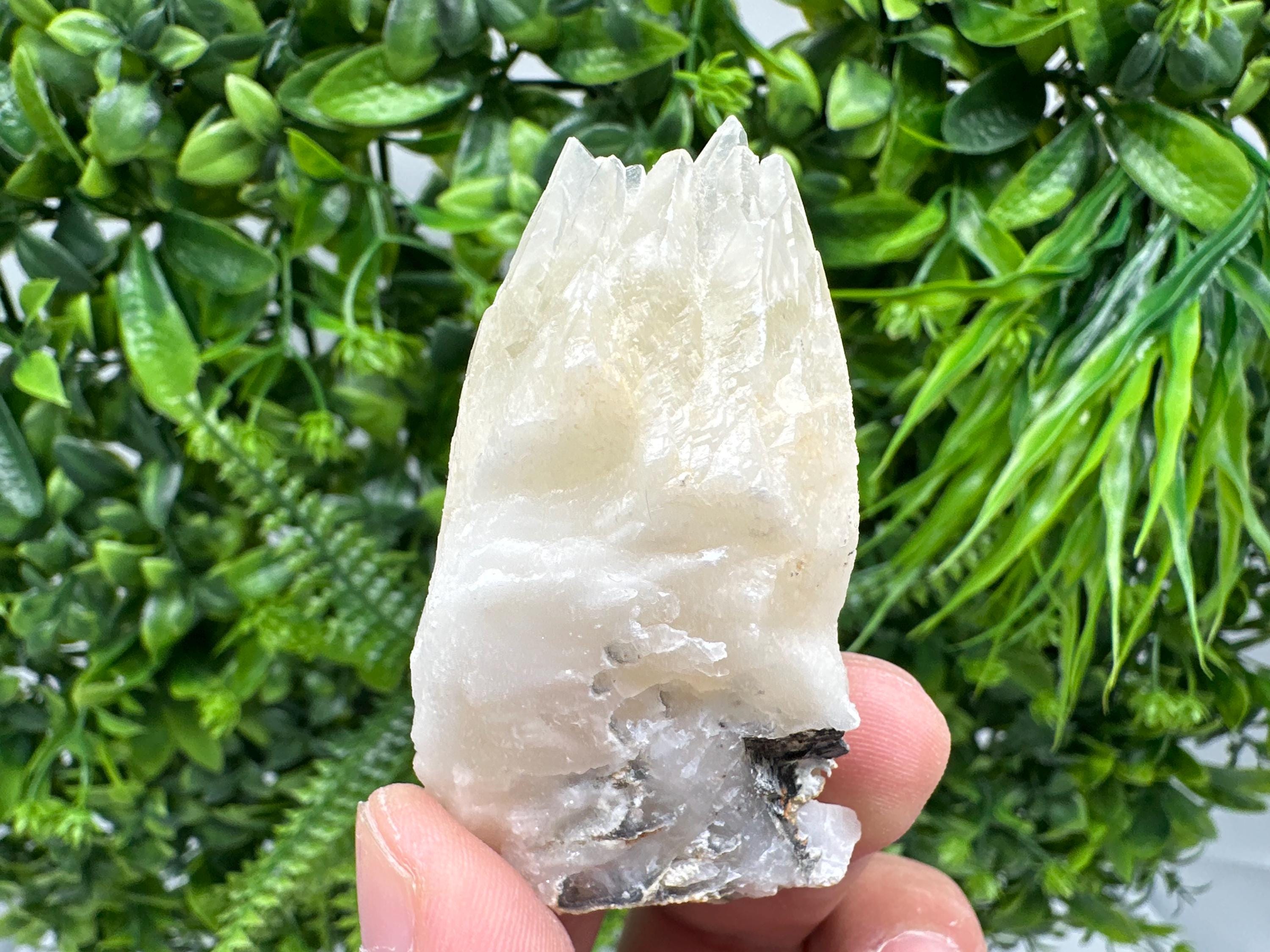 Calcite on Aragonite: Djurcovo Mine, Bulgaria Crystal