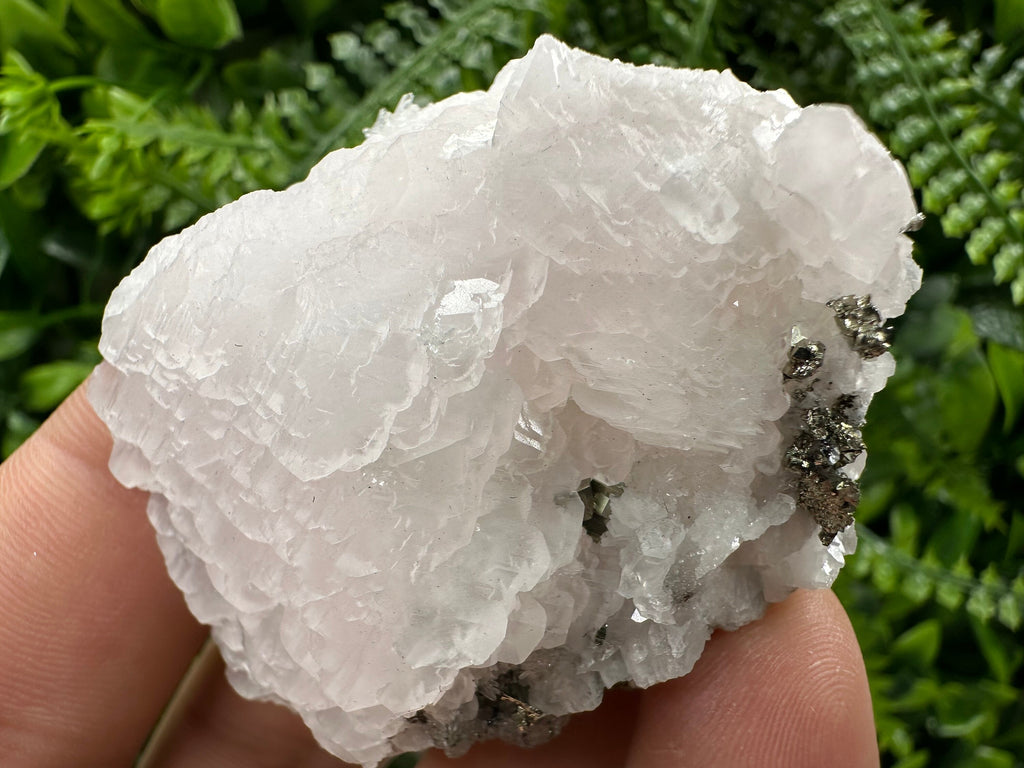 UV Fluorescent Calcite, Sphalerite, and Quartz Crystal - Bulgaria Mineral Specimen