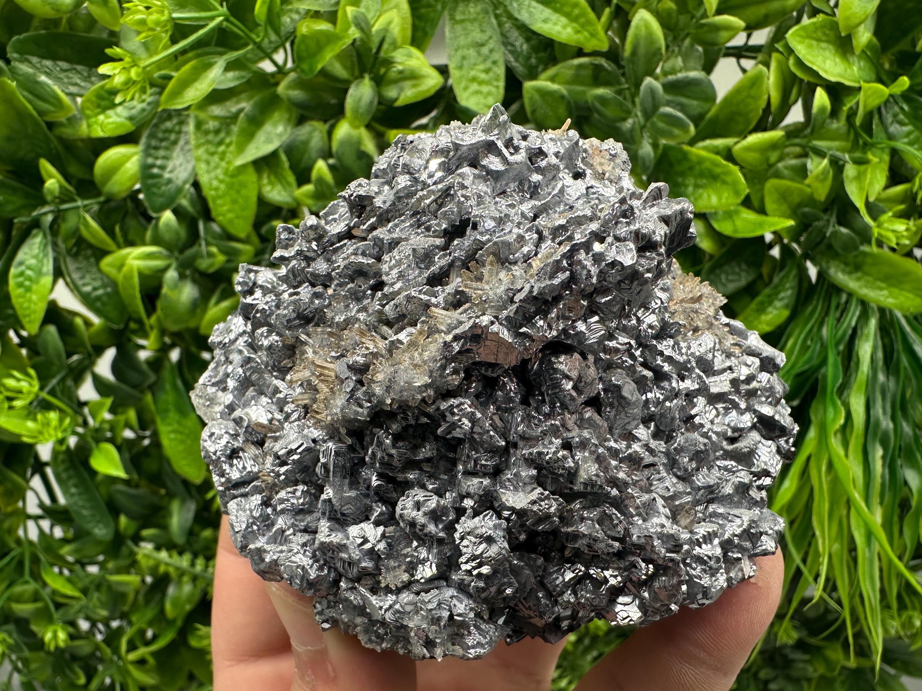 Rare Galena Cluster with Quartz - Krushev dol Mine, Bulgaria