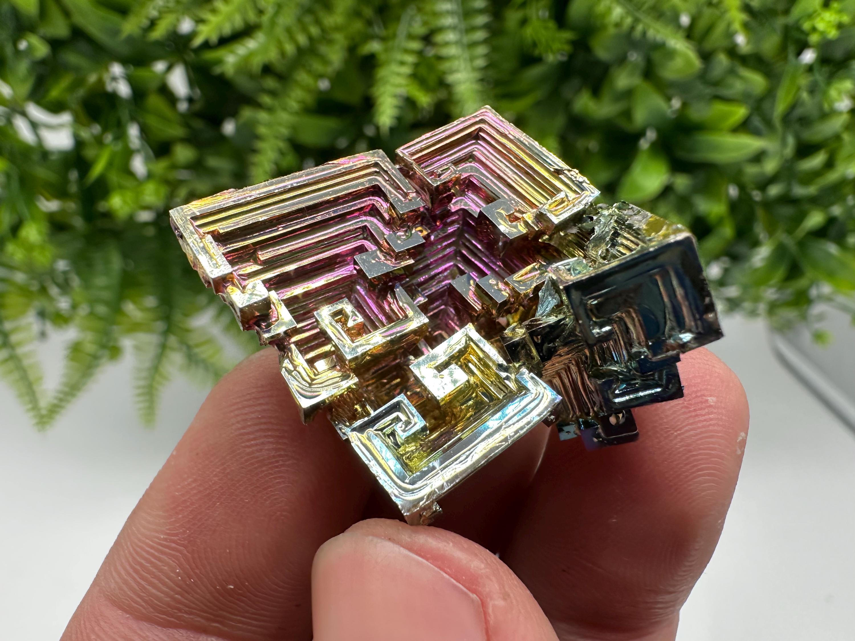 Rainbow Bismuth Crystal: Rare Gemstone Specimen,wholesale Bismuth