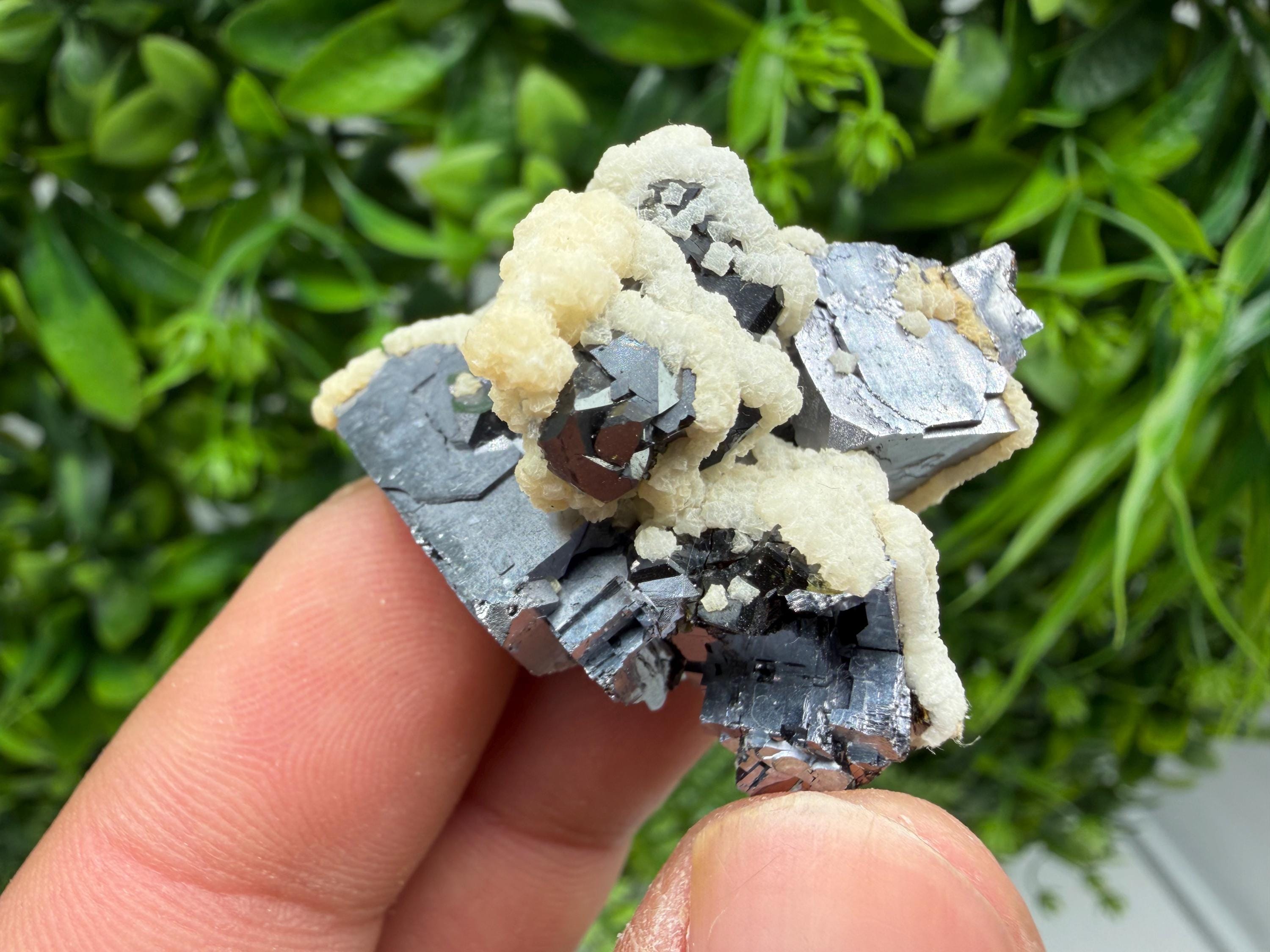 Amazing Galena spinel law on Quartz whit Siderite,from Krushev dol mine,Bulgaria,natural,collection mineral specimen,home decor crystal,souv
