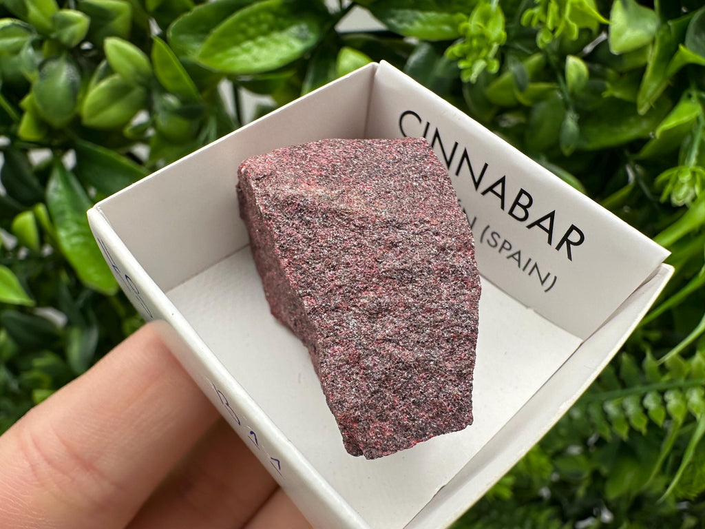 Red Cinnabar Crystal Specimen: Almaden Mines, Spain - Chakra Stone (4.5/2.5 cm)