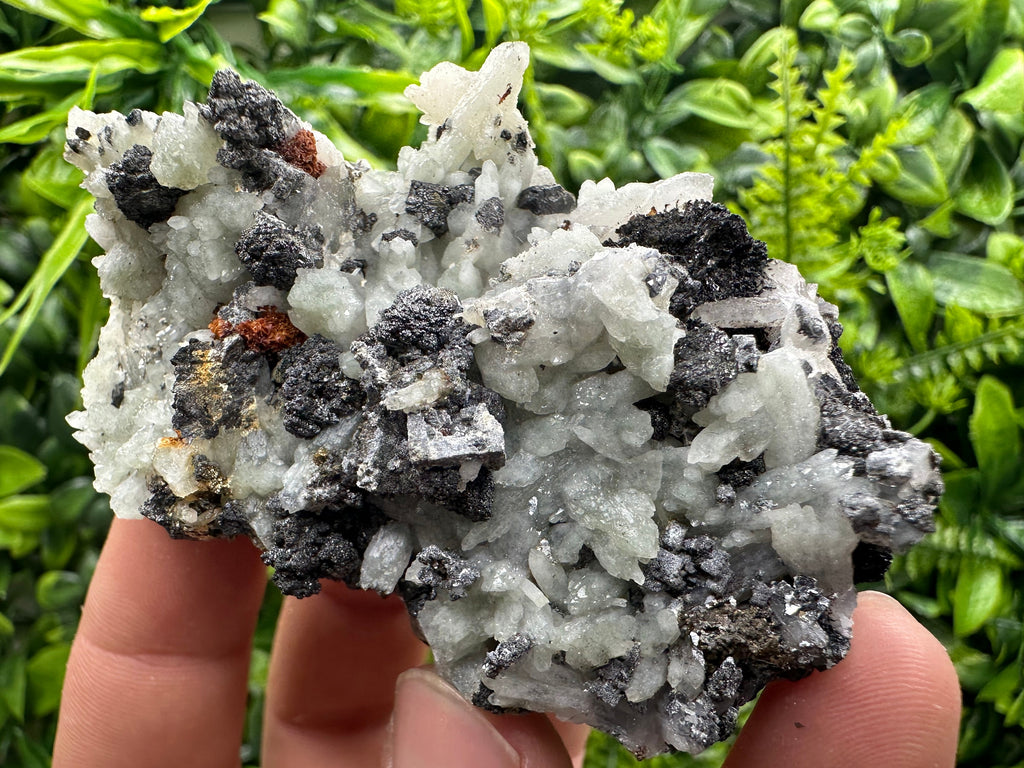 Green Quartz with Galena Chalcopyrite, Madan Bulgaria Mineral Specimen