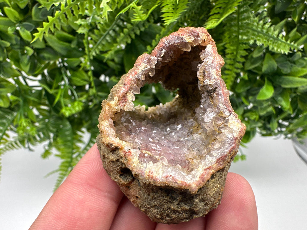 Moroccan Red Chalcedony Crystal Specimen: Rare Mineral Gift