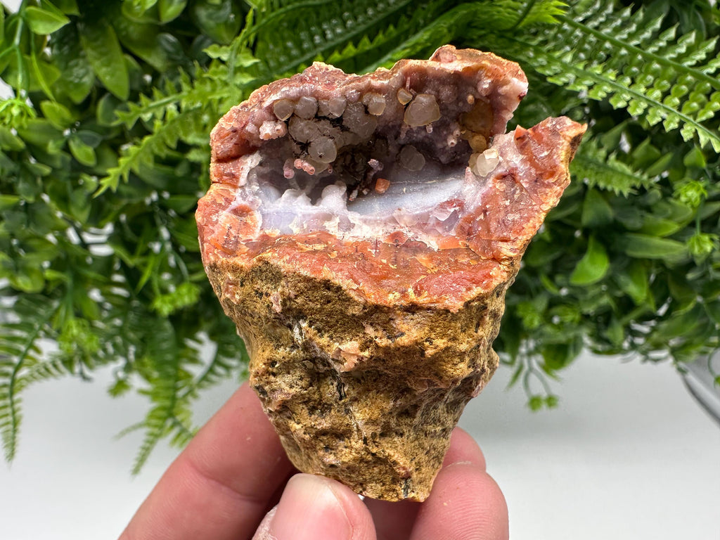 Moroccan Red Chalcedony Crystal, Mineral Specimen