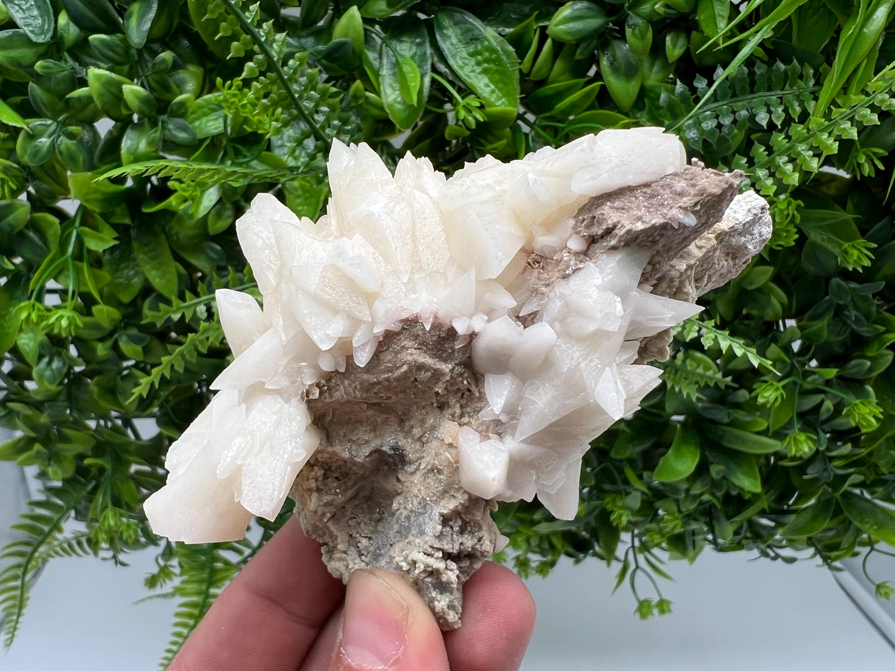 Calcite on Aragonite: Djurcovo Mine, Bulgaria Healing Crystal
