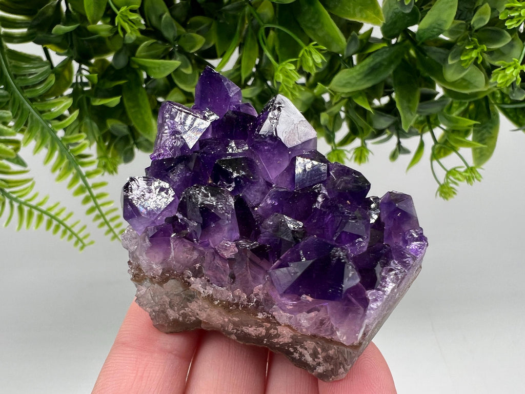 Uruguay Amethyst Crystal: Purple Quartz Home Decor, Energy Stone