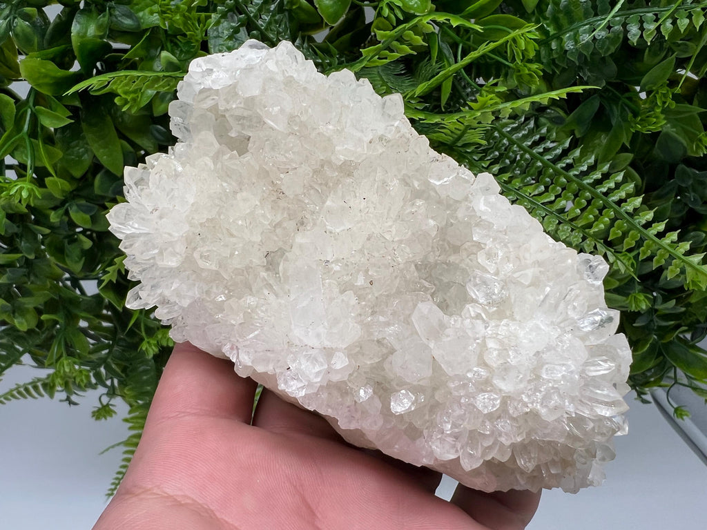 Limonite Quartz Cluster with Natural Mineral Inclusions, Bulgaria