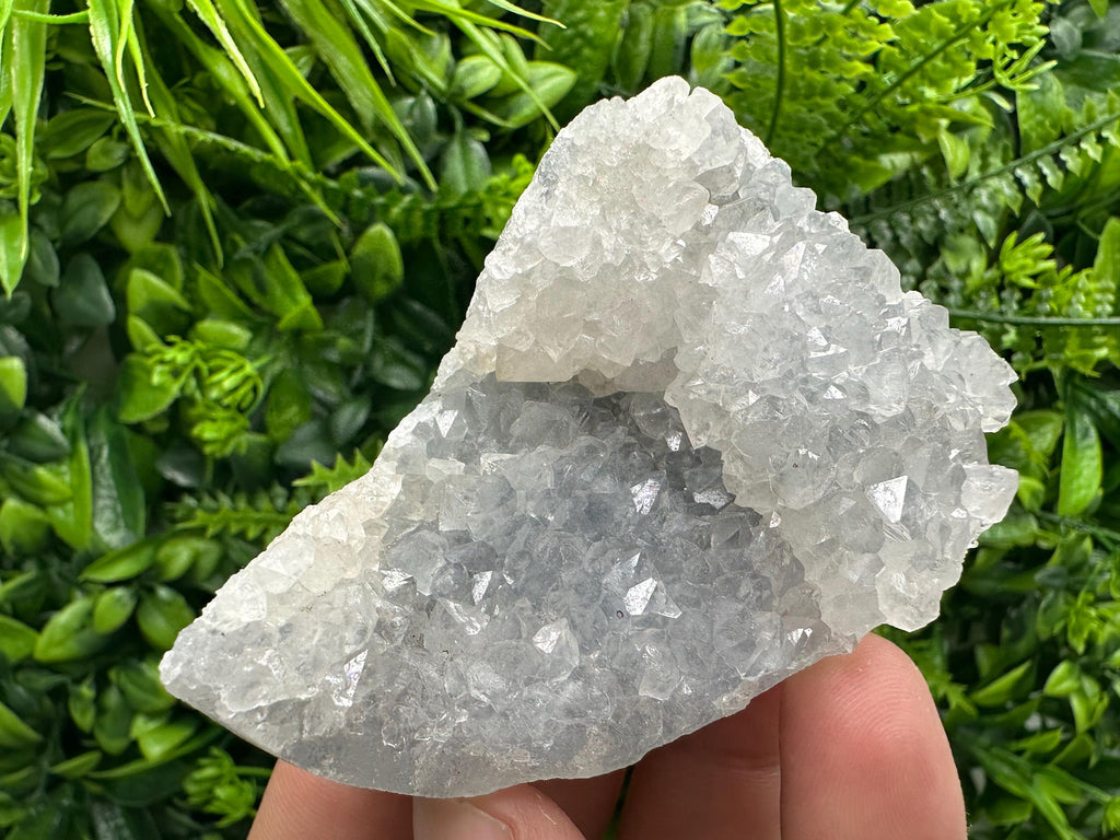 Chalcedony Specimen: Natural India Crystal, Home Decor (7/5.5/4 cm)