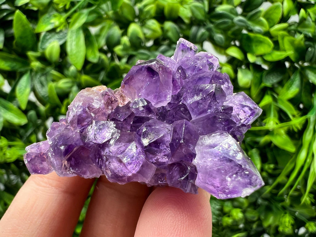 Natural Purple Amethyst Crystal Cluster, Uruguay, Home Decor
