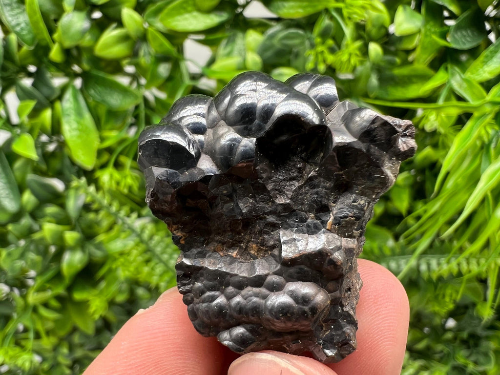 Moroccan Black Botryoidal Hematite Specimen: Chakra Reiki Crystal