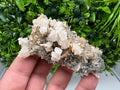 Wonderful Calcite on Quartz white Sphalerite, from Borieva mine,Bulgaria,natural,collection mineral specimen,Home decor crystal,gift,healing