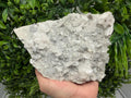 Calcite Quartz on Chlorite Matrix Mineral Specimen, Borieva Mine Bulgaria, Rare Crystal Home Decor