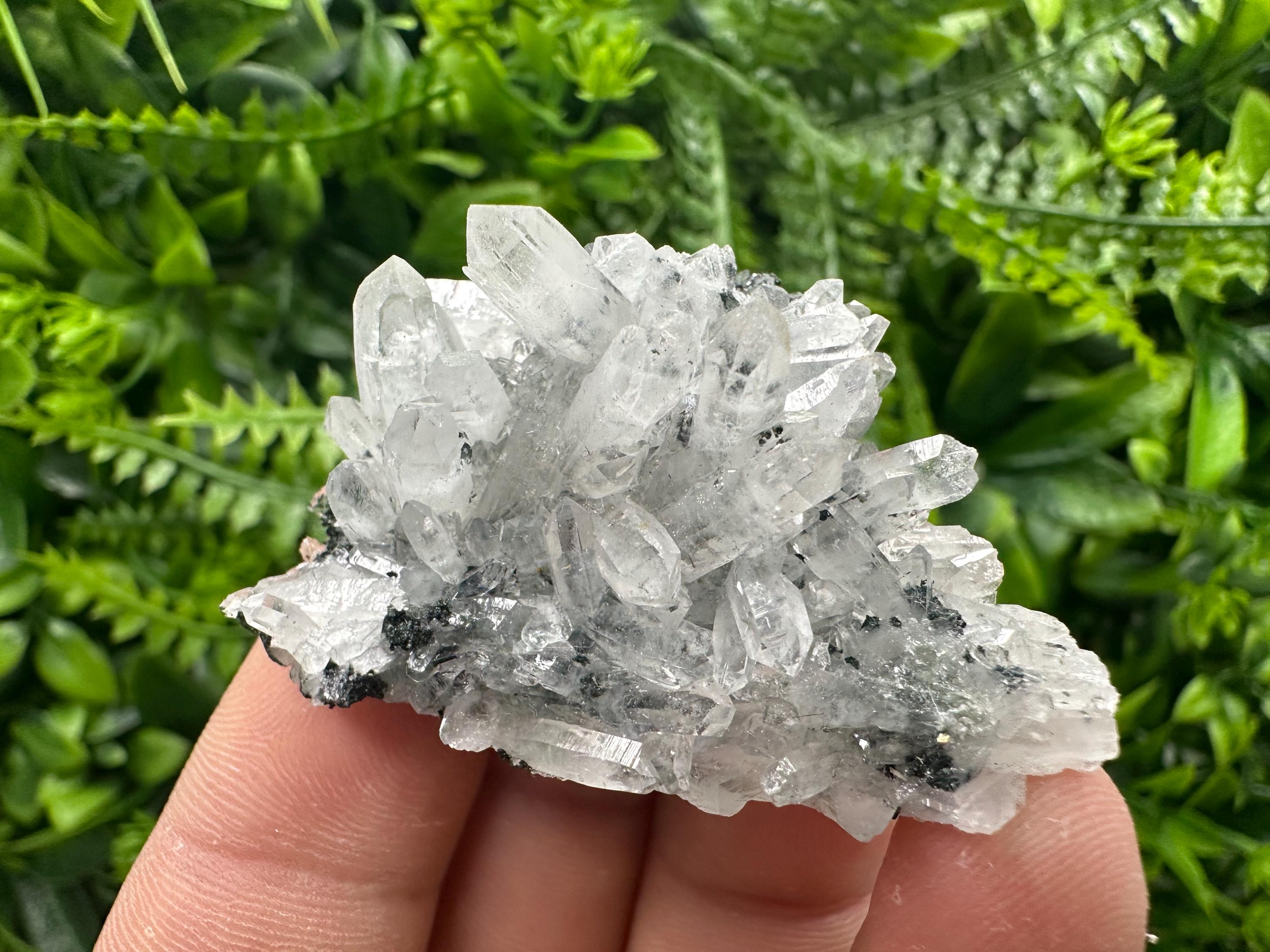 Transparent Quartz Cluster, Borieva Mine, Rare Crystal Specimen