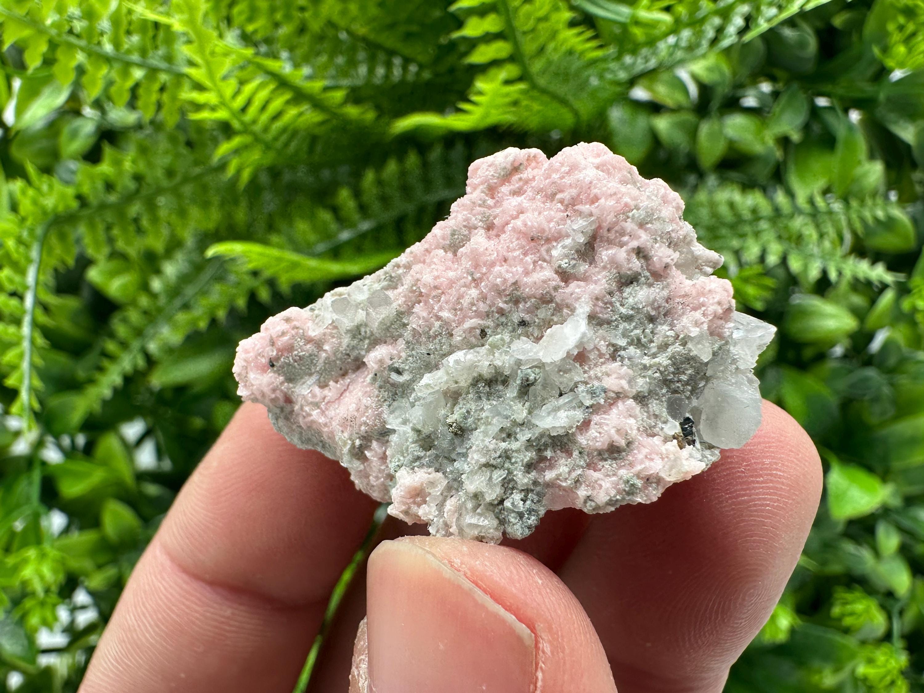 Pink Rhodochrosite Crystal: Starnica Mine, Bulgaria