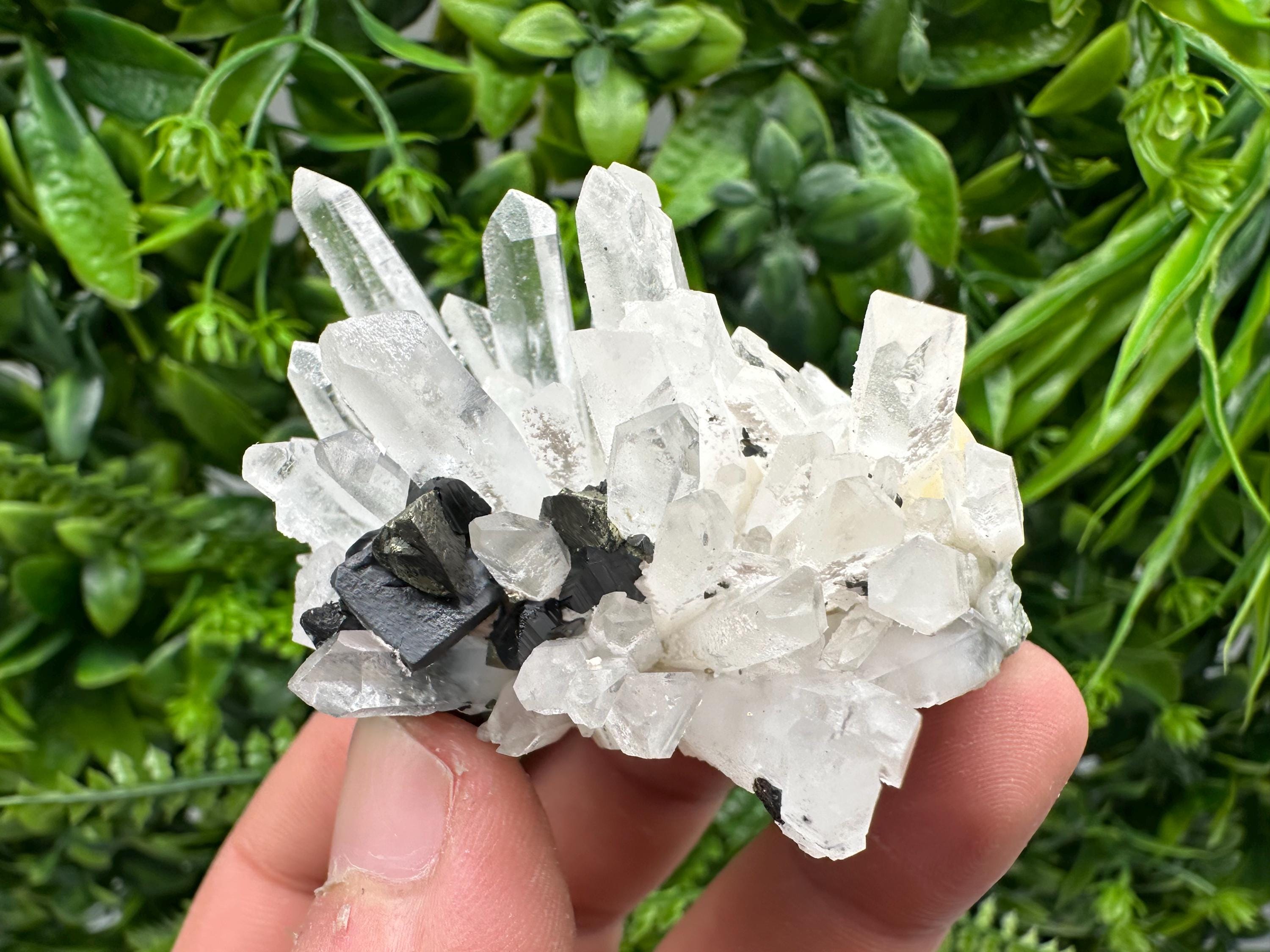 Quartz Sphalerite Chalcopyrite Mineral Specimen, Madan Bulgaria