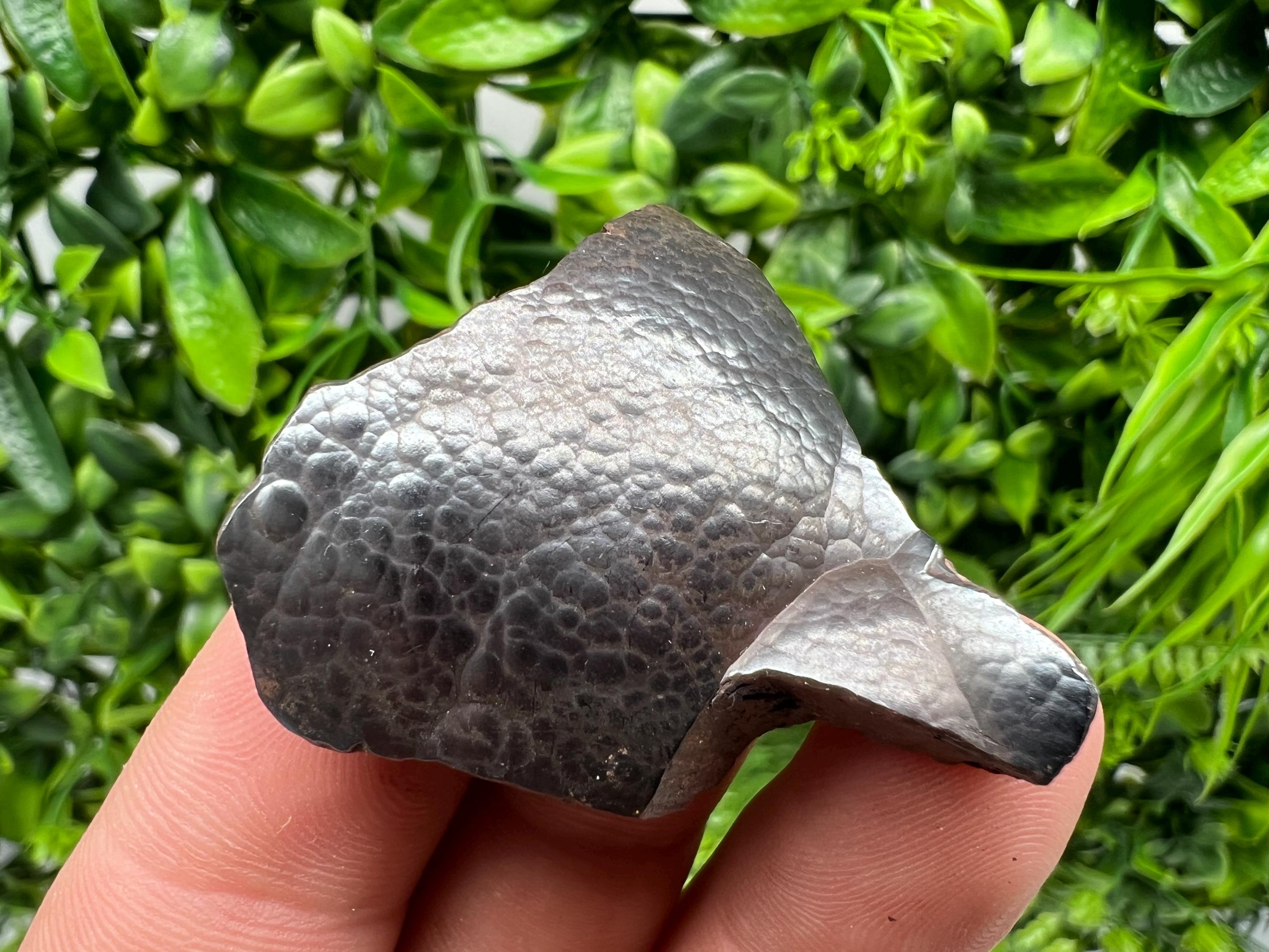 Moroccan Black Botryoidal Hematite Specimen: Chakra Reiki Crystal