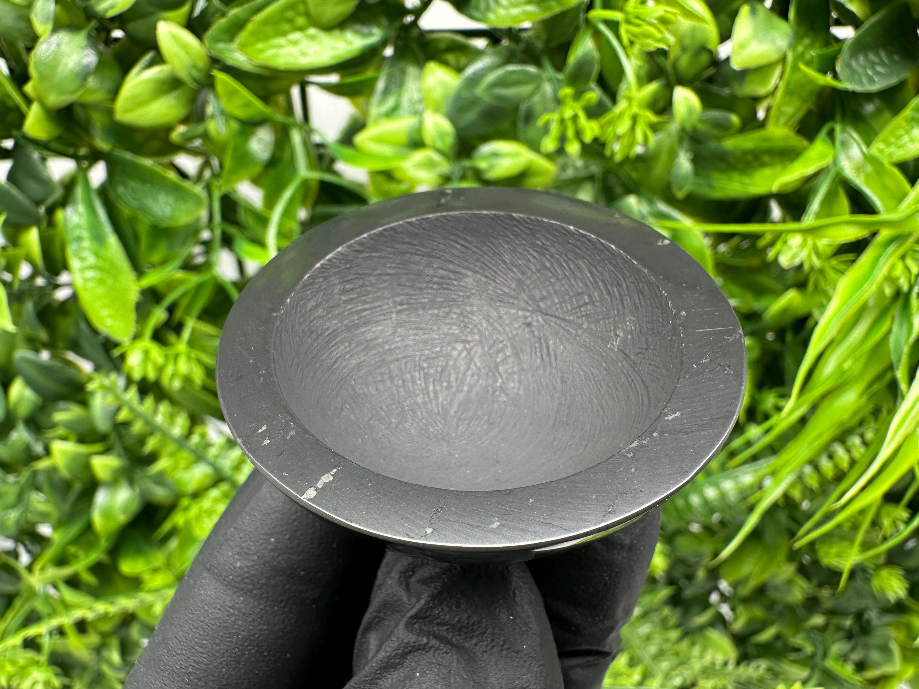 Polished Shungite Bowl (50mm): EMF Protection, Karelian Origin