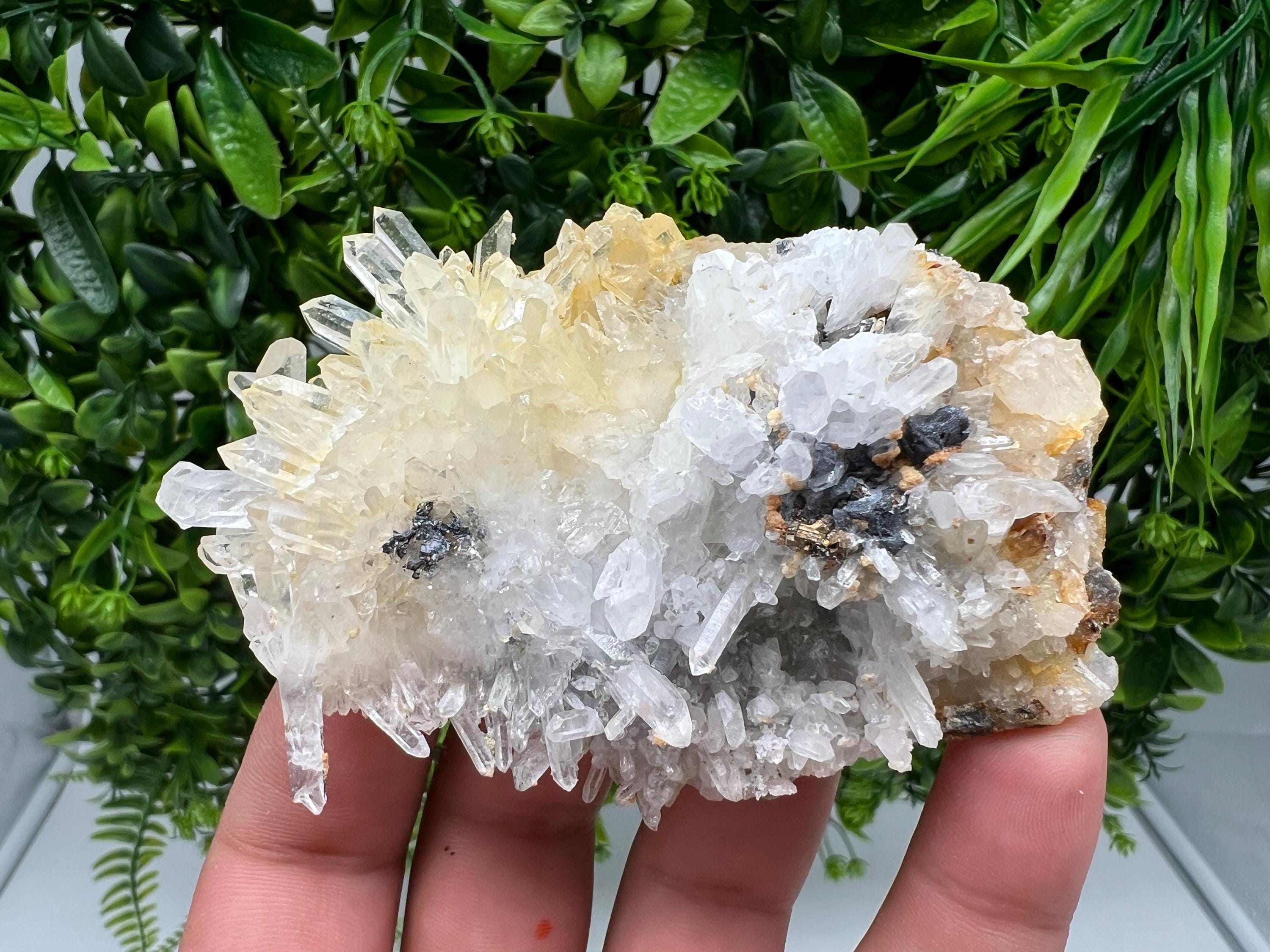 Limonite Quartz Cluster: 9th September Mine, Bulgaria