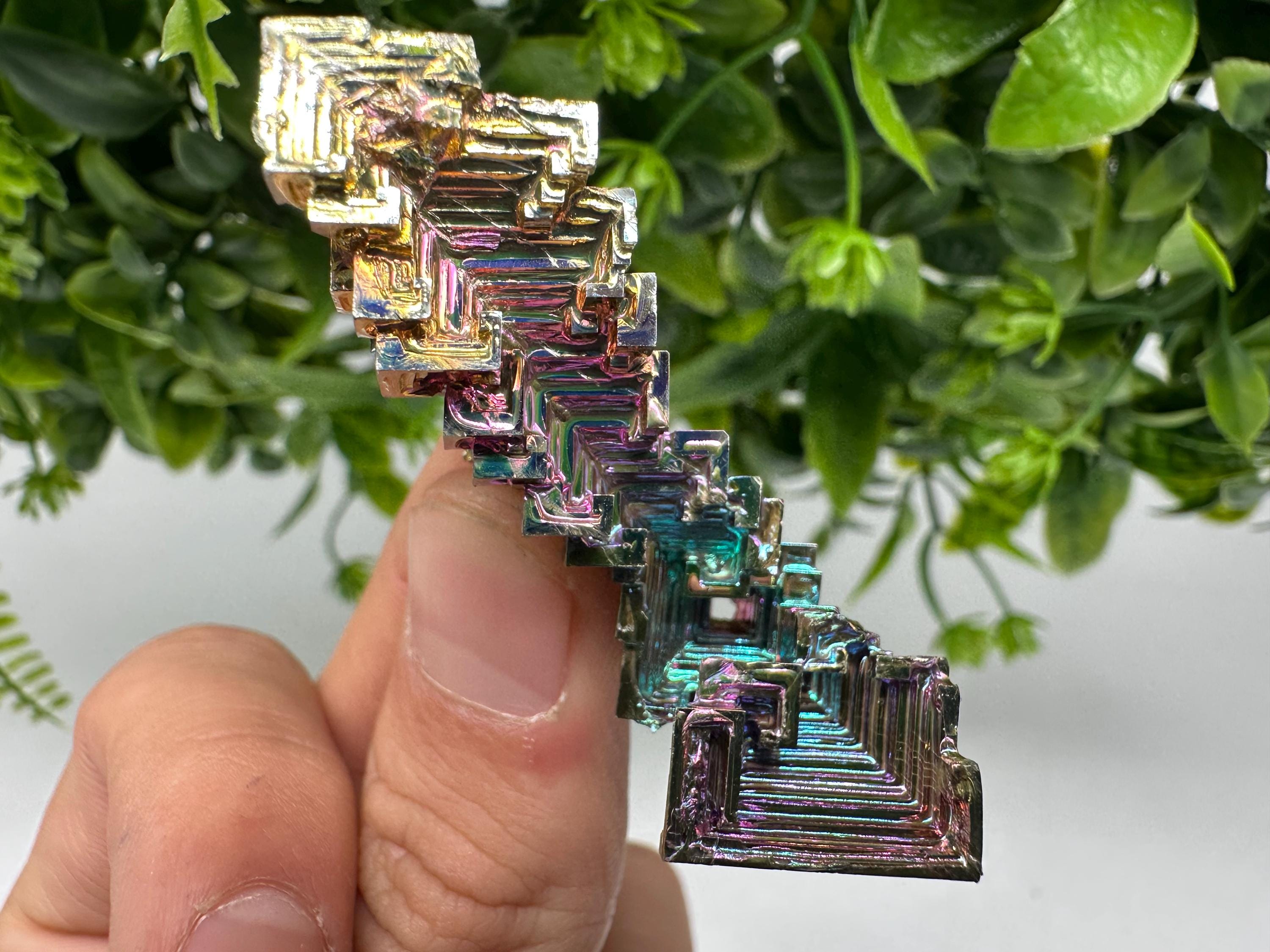 Rainbow Bismuth Crystal: Rare Gemstone Specimen,wholesale Bismuth