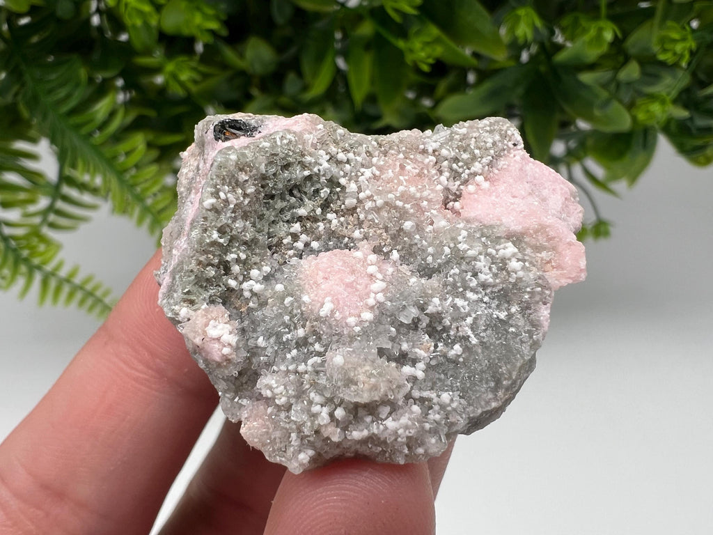 RARE Rhodochrosite with Calcite, Starnica Mine, Bulgaria