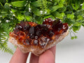 Citrine Crystal Cluster with Hematite Inclusions, Brazilian Mineral