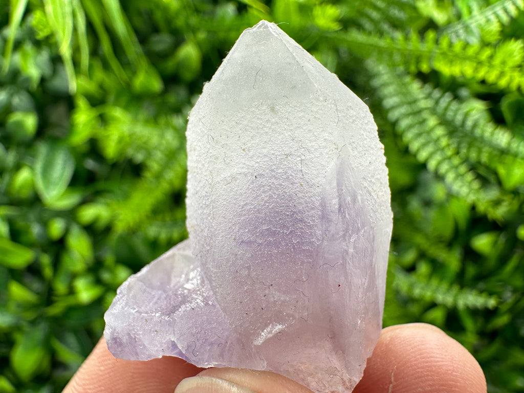 Amethyst Phantom Quartz with Chalcedony and Chlorite Inclusions