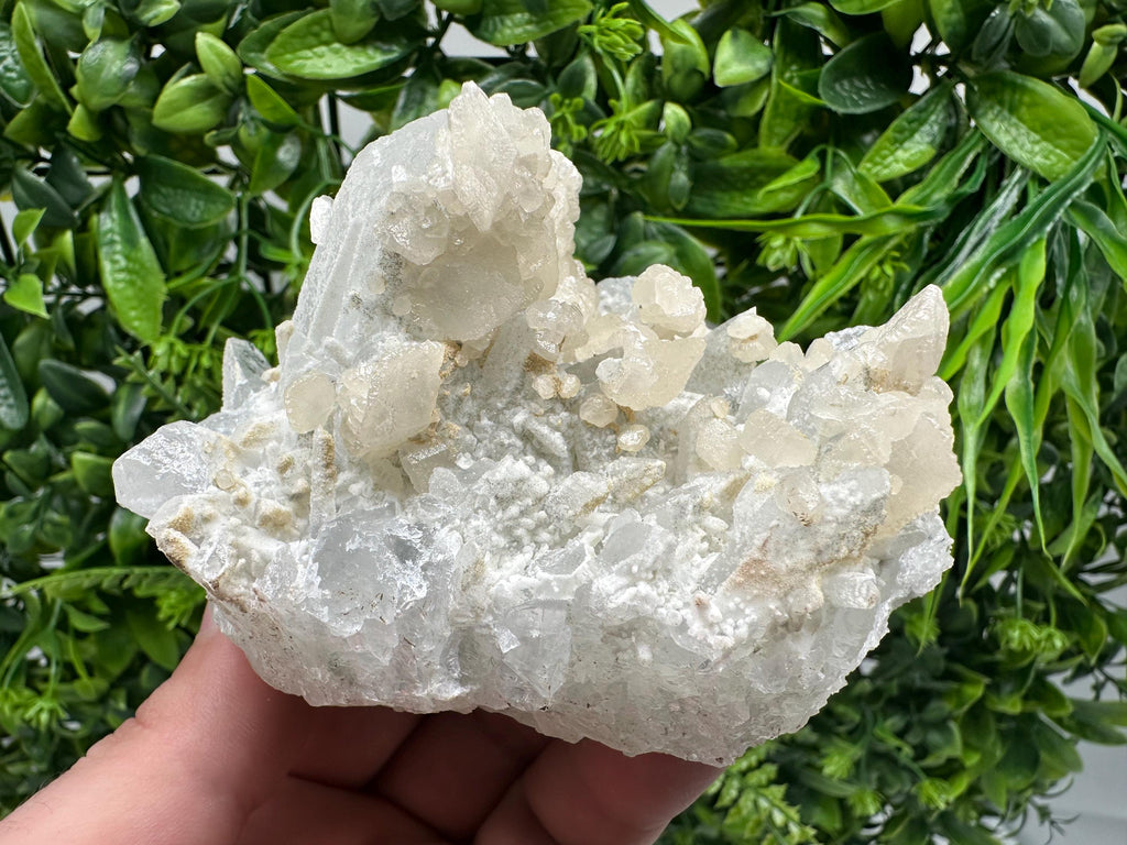 Milky Quartz Calcite Specimen, Borieva Mine Bulgaria, Home Decor Stone