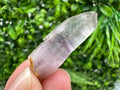 Phantom Amethyst Crystal with Cerussite, Bulgarian Mineral Specimen