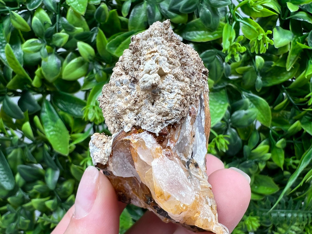 Rare Green Pyromorphite with Hematite on Quartz - Madjarovo Bulgaria Mineral