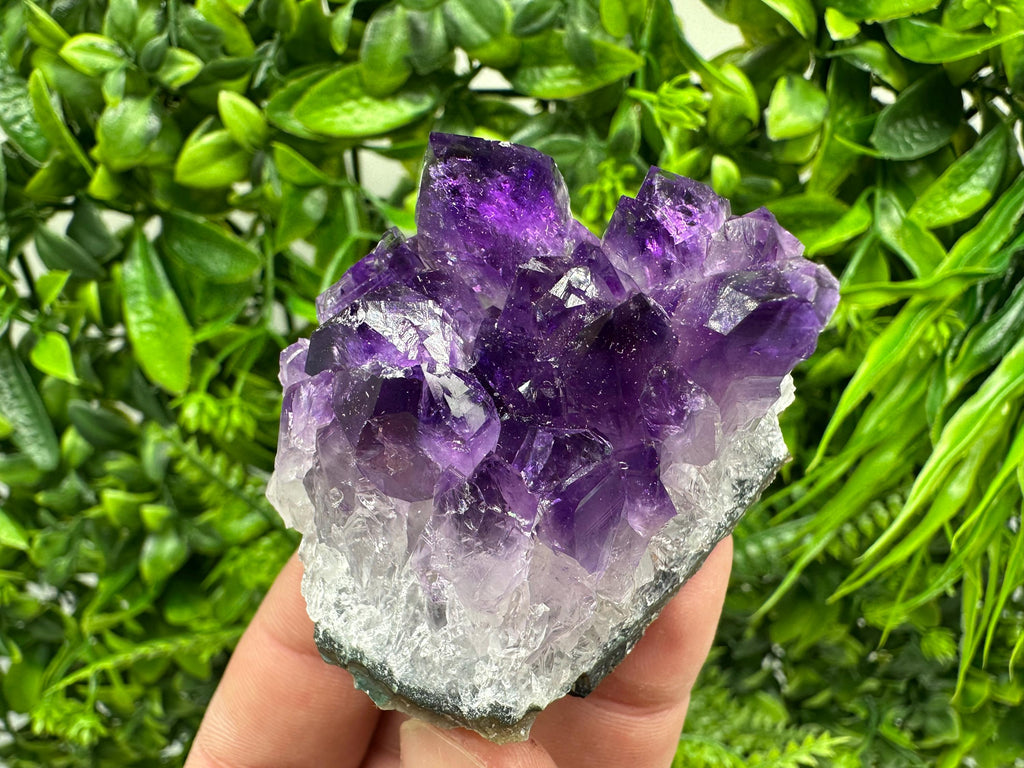 Uruguay Amethyst Cluster: Purple Quartz Crystal, Home Decor
