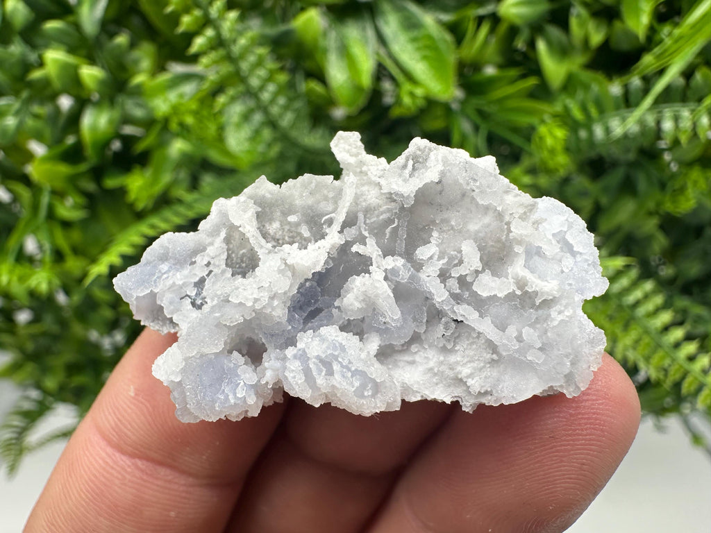 Rare Light Blue Chalcedony Specimen, Bulgarian Mineral Stone Decor