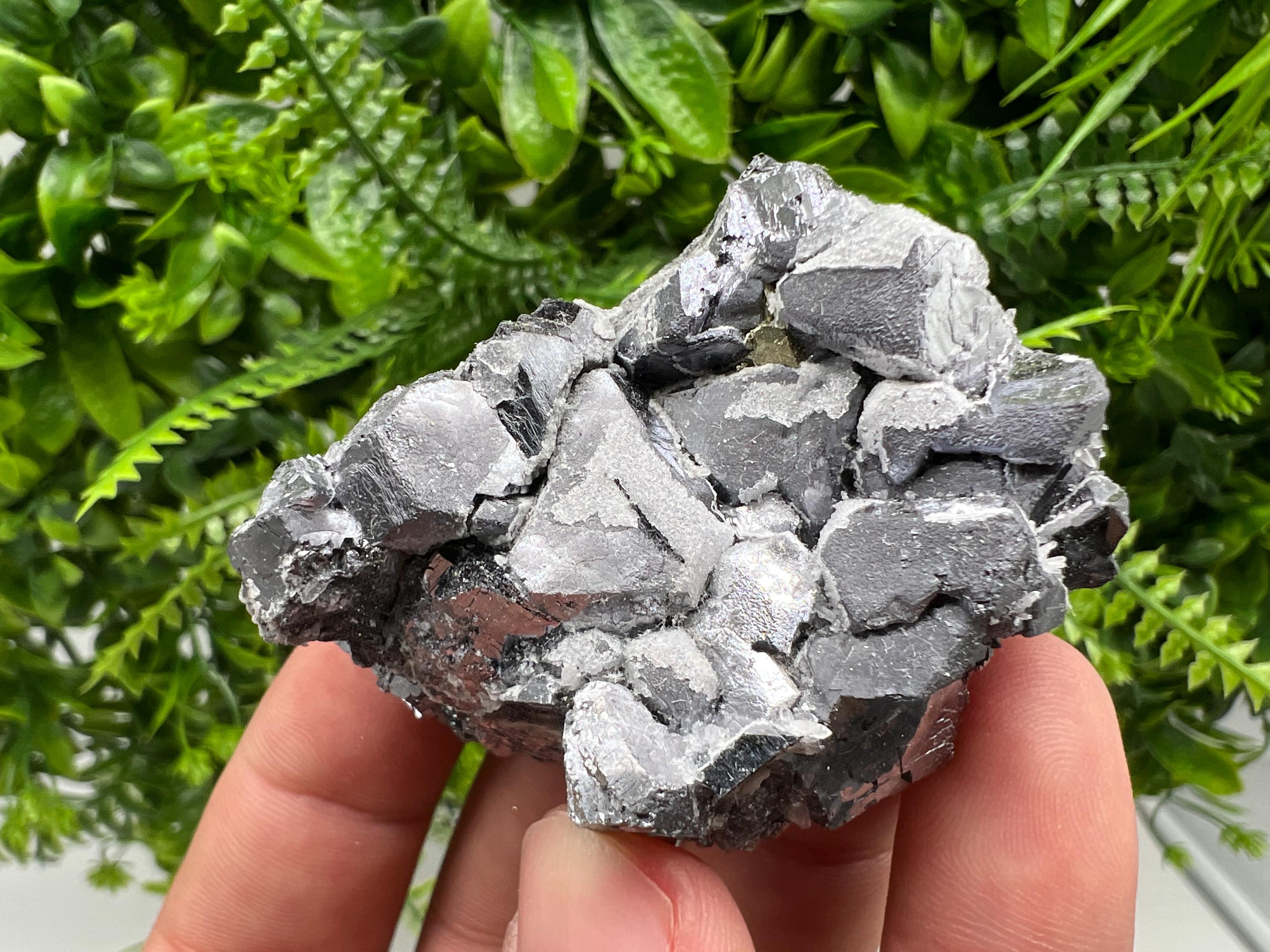 Chalcopyrite with Galena Mineral Specimen, Krushev Dol Mine