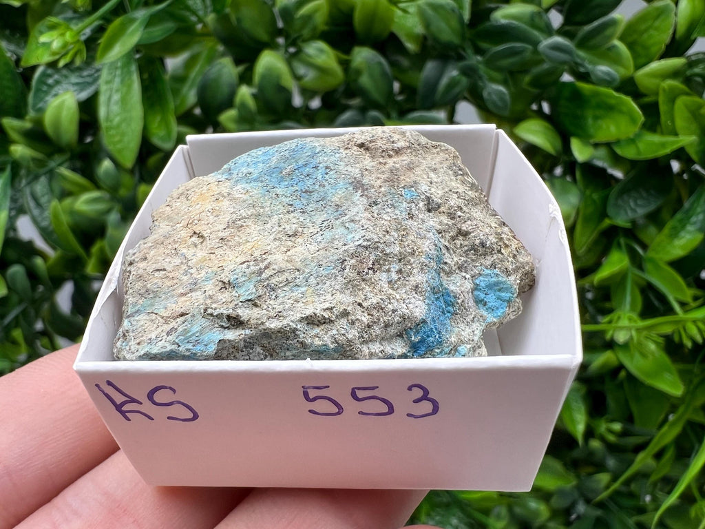 Rare Raw Aerinite Mineral Specimen: Lleida, Spain (4.5/3.5 CM)