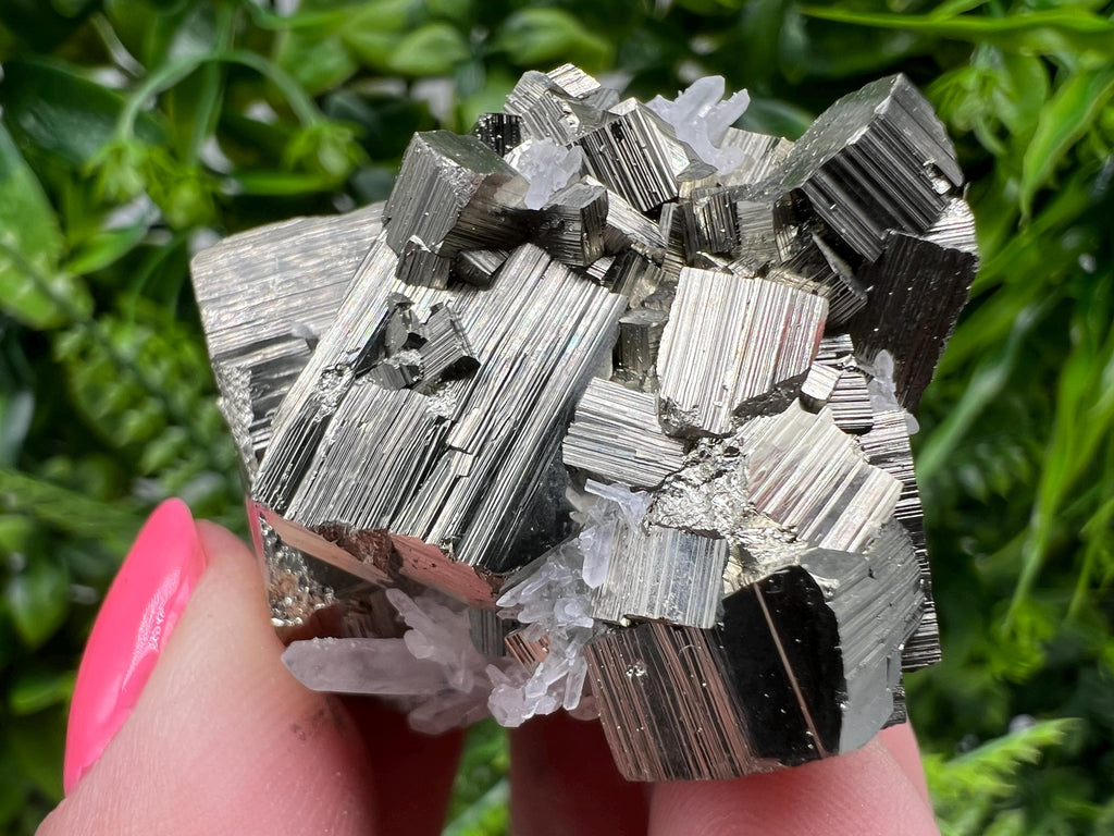 Rare Pyrite Crystal Cluster: Natural Mineral Specimen, Bulgaria