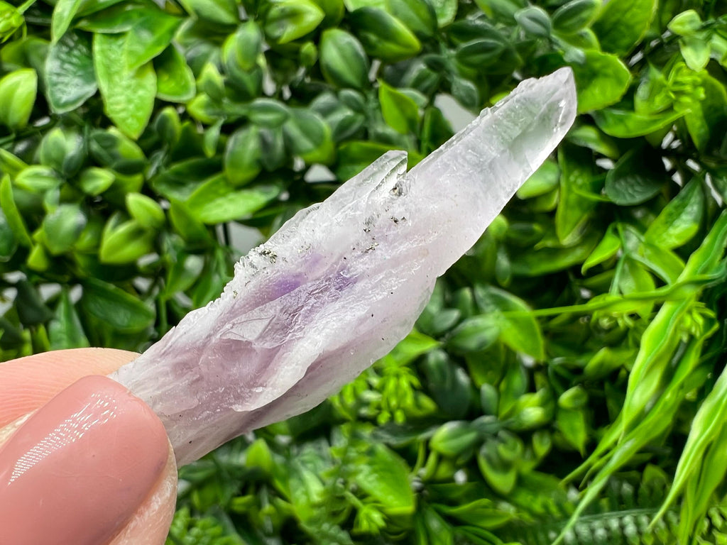 Amethyst Phantom Quartz with Chalcedony and Chlorite Inclusions