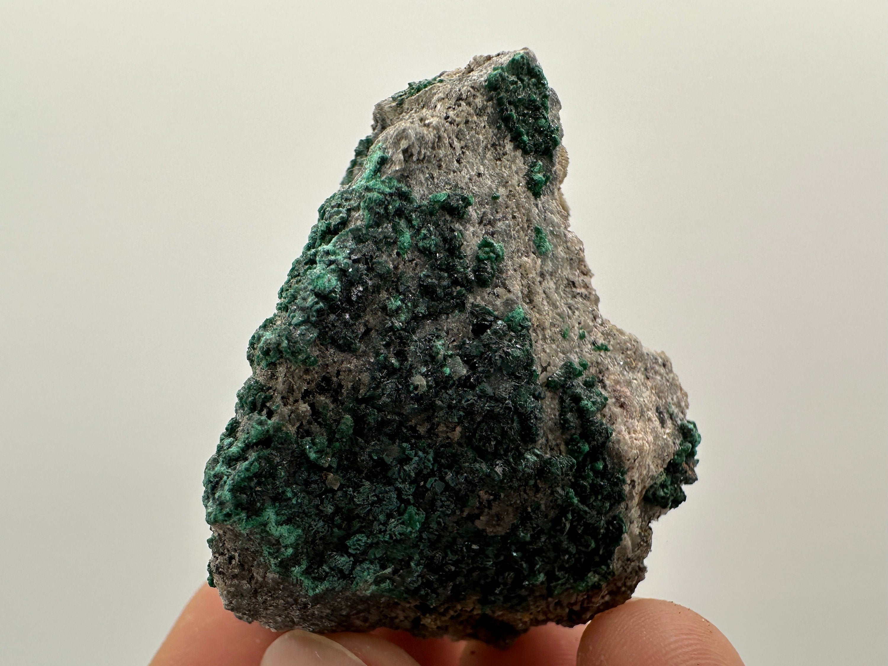 Green Polished Malachite Crystal, Congo Minerals, Chakra Stone
