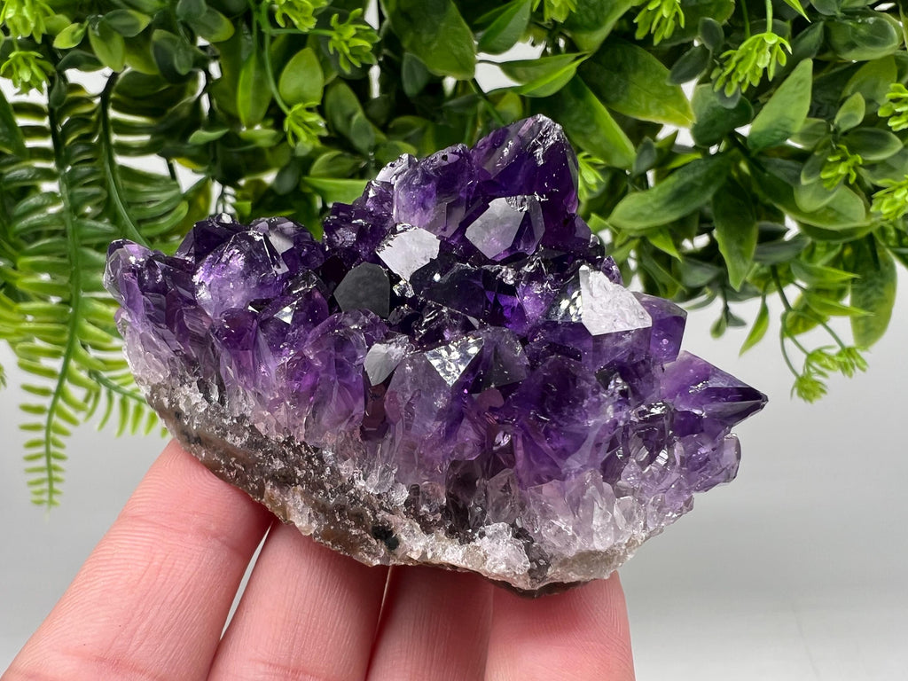 Uruguay Amethyst Crystal: Purple Quartz Home Decor, Energy Stone