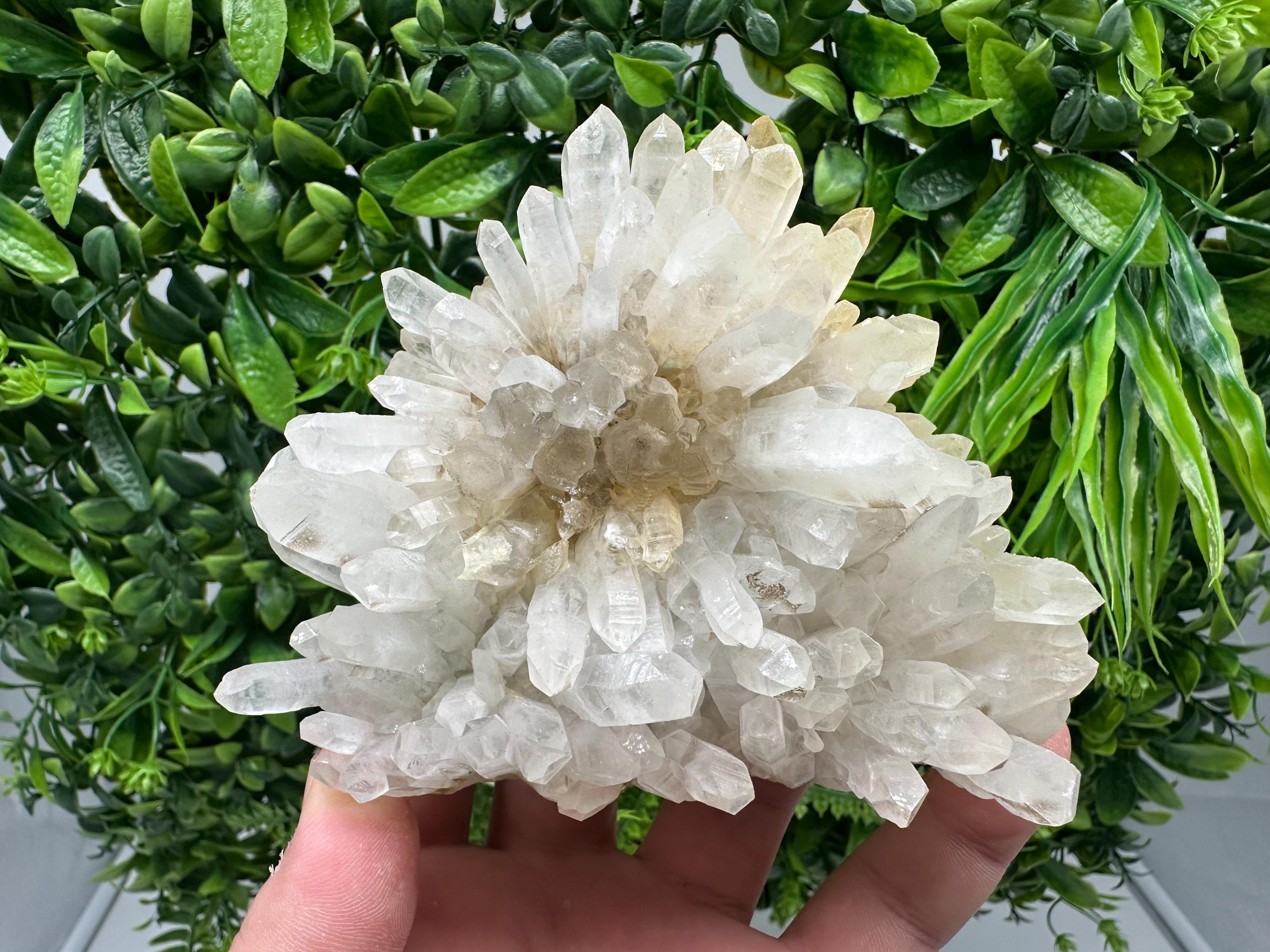 Quartz with Limonite Minerals: Crystal Home Decor Stone Collection