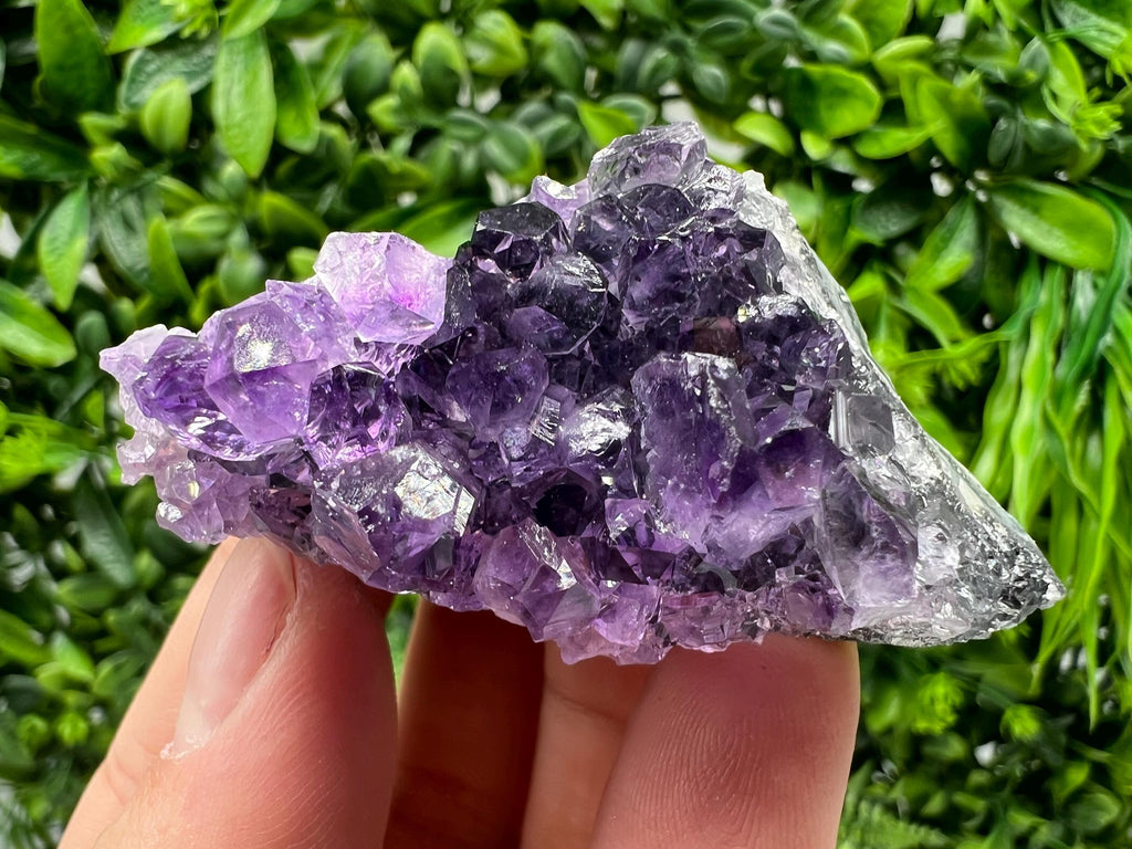 Uruguay Amethyst Crystal: Purple Quartz Phantom - Home Decor