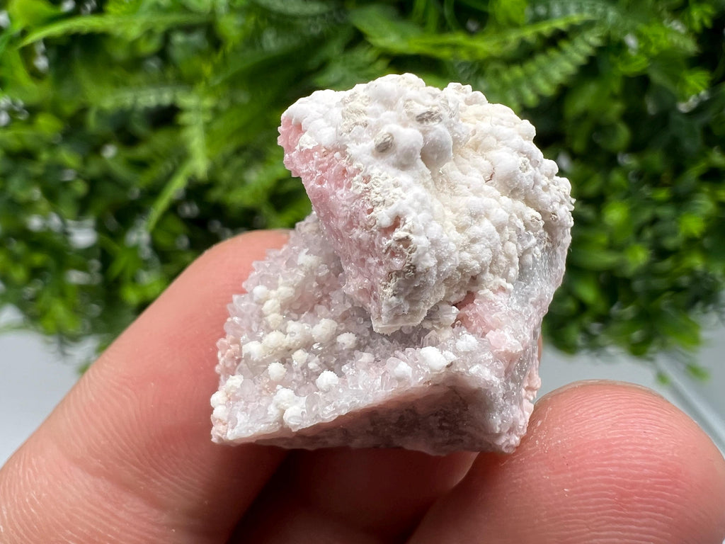 RARE Rhodochrosite whit white Calcite,pink mineral,Starnica Mine,Davidcovo,Bulgaria natural mineral,souvenir crystal,home decor,collectible