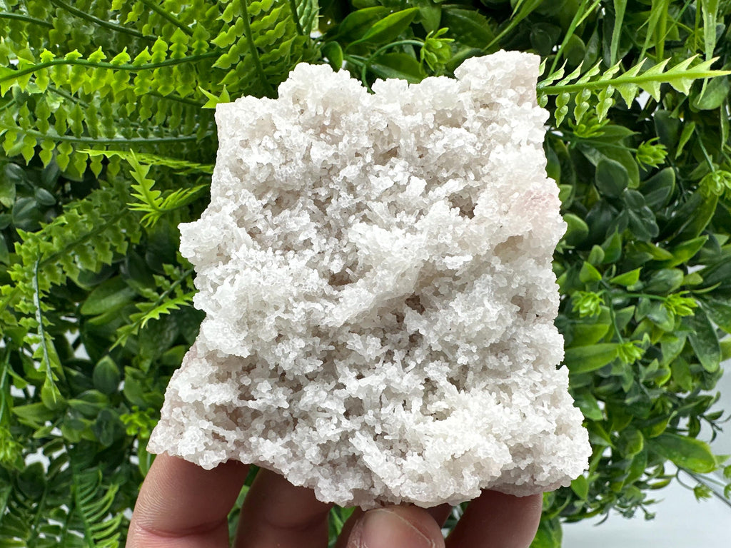 Natural Chalcedony Specimen: India Crystal Mineral, Home Decor