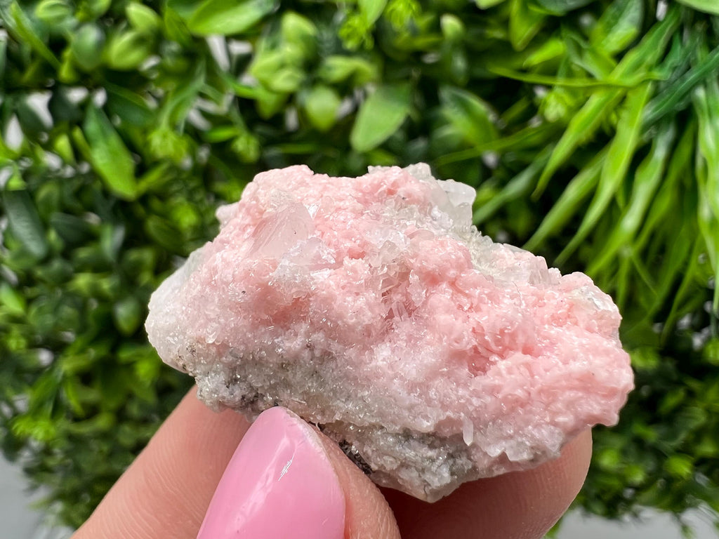 Beautiful Rhodochrosite perfect pink colour Starnica Mine Davidcovo Bulgaria natural minerals souvenir crystal gift home decor stone gift